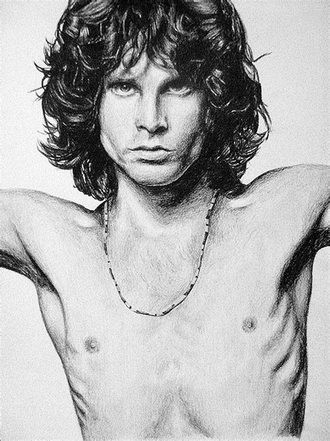 Jim Morrison Drawing By Sarah Stonehouse