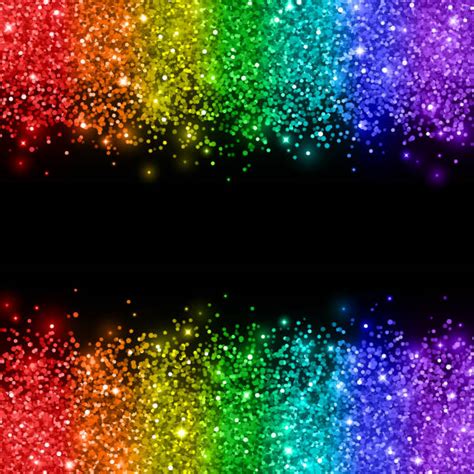 Best Rainbow Glitter Background Illustrations Royalty