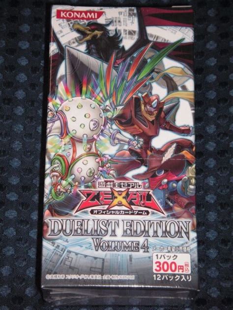 New Yugioh Zexal Ocg Duelist Edition Volume 4 Booster Box Konami Japan