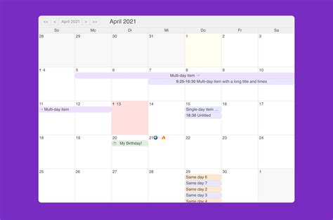 Vue Simple Calendar Event Calendar Component Made With Vuejs