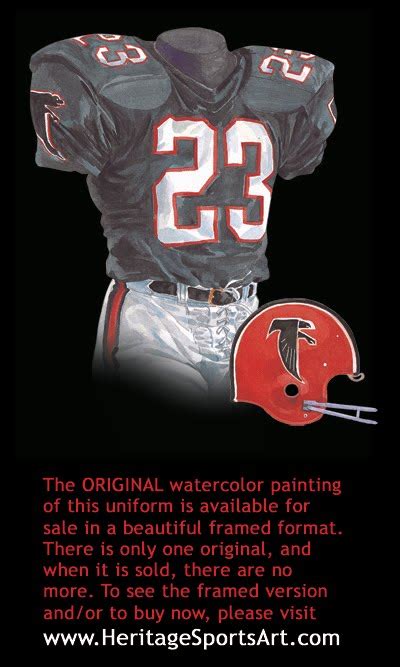 New falcons uniforms feature some stylistic changes including a prominent atl on the fronts of the jerseys. Atlanta Falcons Uniform and Team History | Heritage Uniforms and Jerseys
