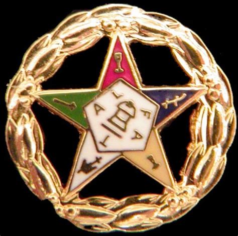 Order Of The Eastern Star Lapel Pin Eastern Star Order Of The