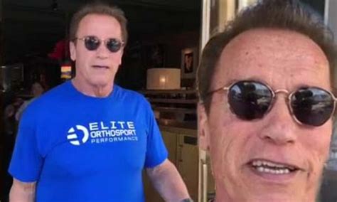 Arnold Schwarzenegger Celebrates First Outing After Open Heart Surgery