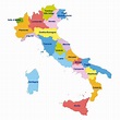 CARTINA ITALIA CON REGIONI ᐅ Scarica cartina dell'Italia