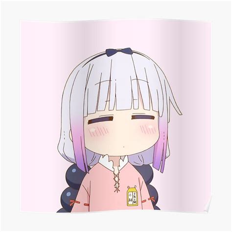 Sleepy Kanna Miss Kobayashi Dragon Maid Poster For Sale By