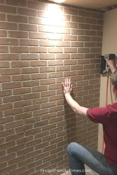 How To Make A Diy Faux Brick Wall Look Real Diy Faux