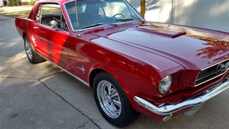 Candy Apple Red 1966 Ford Mustang Coupe Restomod Sold Mustangcarplace