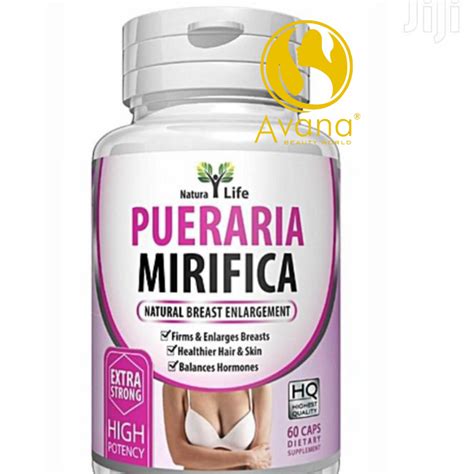 Pueraria Mirifica Natural Breast Enlargement Capsule Avana Beauty WORLD