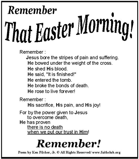 Free Printable Easter Speeches For Youth

