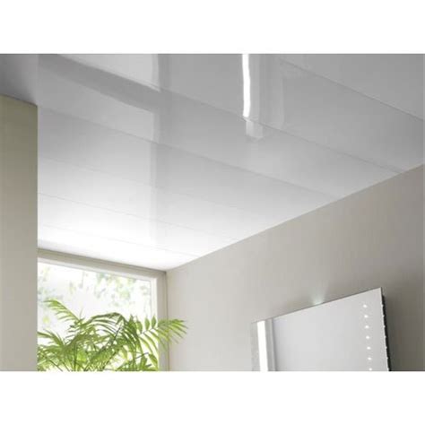 White Glossy Pvc Ceiling Panel Thickness 5 15 Mm Rs 250 Feet Id