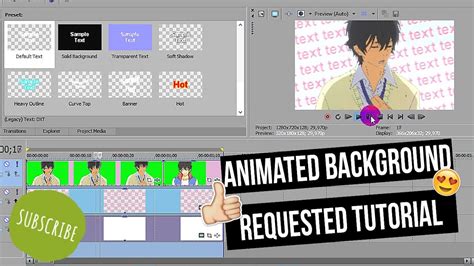 「sony Vegas」animated Background Easy And Fast Youtube