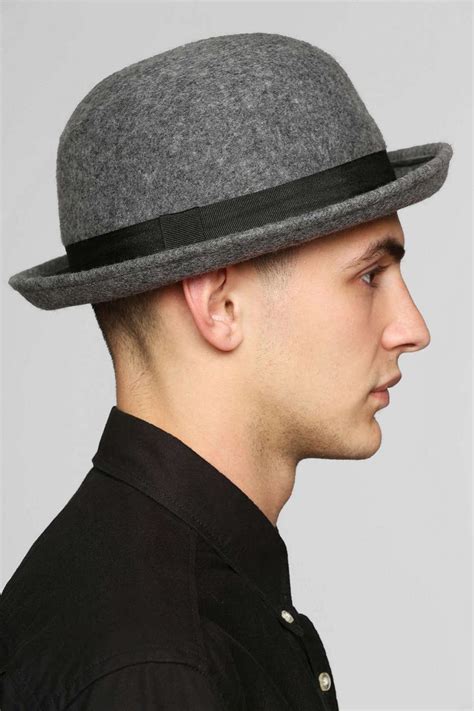 Bowler Hat Hipster Men Bowler Hat Fashion Felt Bowler Bowler Hat