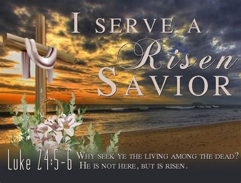 He Lives I Serve A Risen Savior Daily Encouragement Bible Art