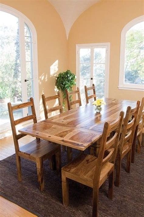 36 Awesome Extendable Farmhouse Table Design Ideas For Your Dining Room
