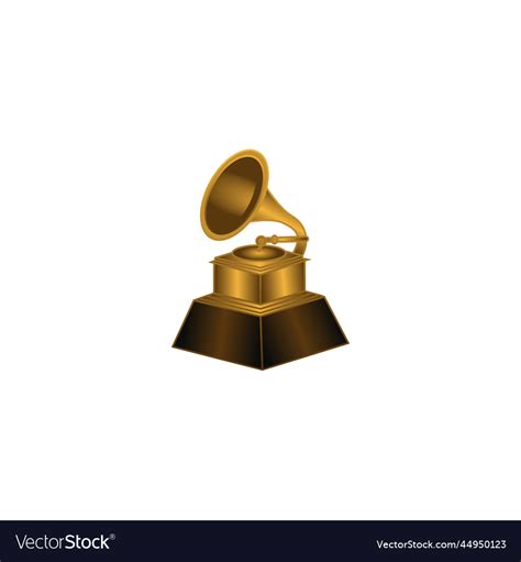 Grammy Award Icon Image Royalty Free Vector Image