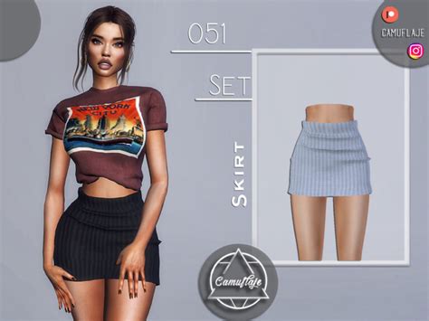 Set 051 Skirt By Camuflaje At Tsr Sims 4 Updates
