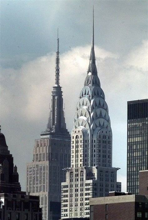The Chrysler Building Sharing The Skyline With The Empire State