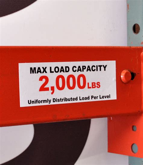 2x6 Load Capacity Label T4 Design