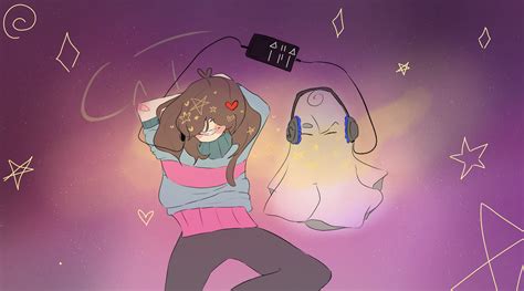 I Posted A Fanart Of Napstablook And Frisk On Here Awhile Ago Randomly