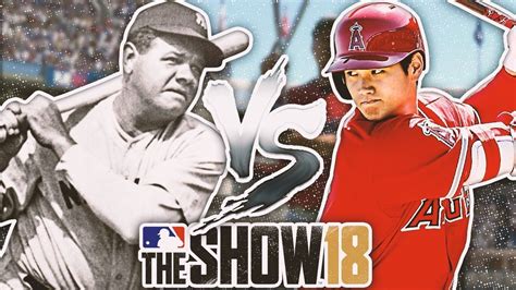Shohei Ohtani Vs Babe Ruth Home Run Derby Mlb The Show 18 Challenge