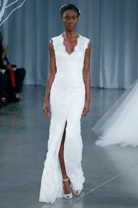 New Monique Lhuillier Wedding Dresses Tons Of 3 D Accents