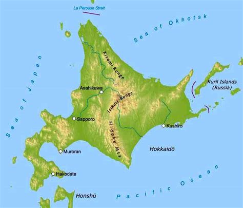 Japan region hokkaido map stock vector royalty free 289061138. Hokkaido Maps