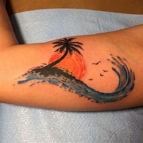 30 Hermosos Tatuajes Inspirados En La Playa Y El Mar Tatuajes Para