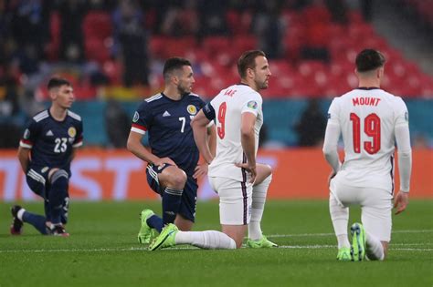 Cheers Drown Out Boos As England And Scotland Players Take The Knee In