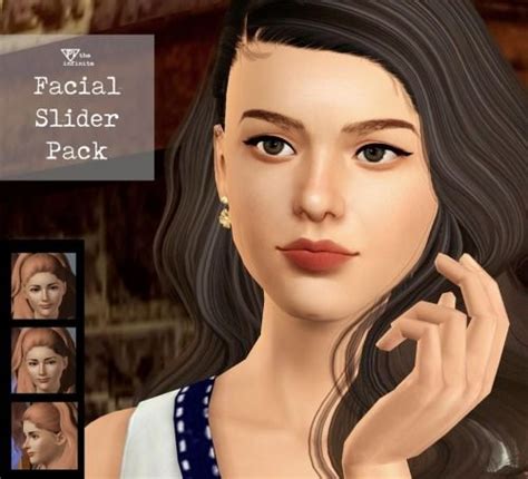 Ts3 Cc Update Pitheinfinite Facial Slider Pack Nine Facial Sims
