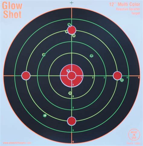 Long Range Pack 75 Large Paper Targets For Long Range Shooting Glowshot Targets