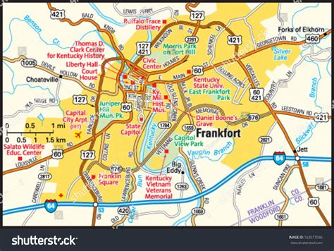 25 Map Of Frankfort Ky Map Online Source
