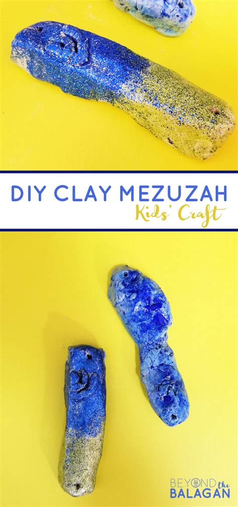 Diy Clay Mezuzah Craft For Kids Jewish Moms And Crafters