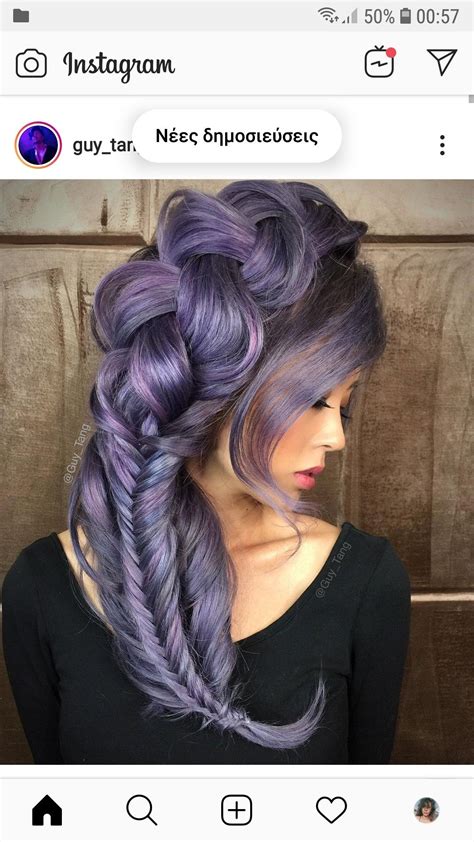 Grey Hair Purple Hair Hair Arrange Hair Wrap Dreadlocks Hair