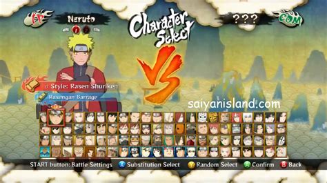 Liste Des Personnages De Naruto Shippuden Ultimate Ninja Storm Generation