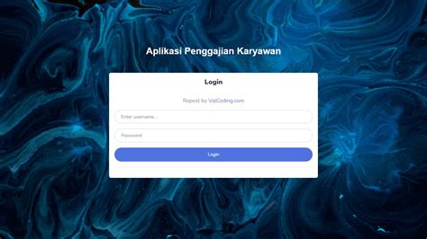 Aplikasi Penggajian Dosen Dan Karyawan Kampus Berbasis Web Php Codeigniter