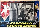 "LO SCANDALO DEL VESTITO BIANCO" MOVIE POSTER - "THE MAN IN THE WHITE ...