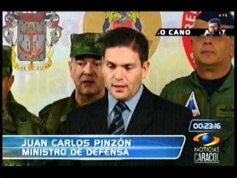Rueda De Prensa Ministro De Defensa Muerte De Alias Alfonso Cano