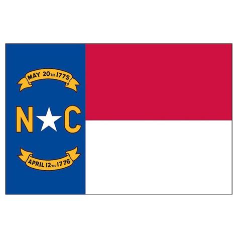 Valley Forge 3 X 5 Ft North Carolina State Flag North Carolina State