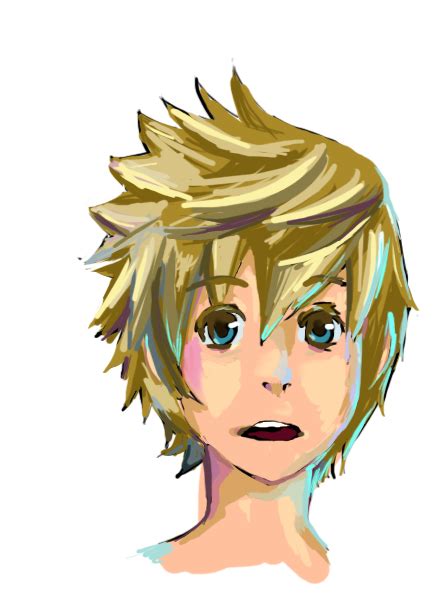 Roxas Coloring Test By Cherryshock