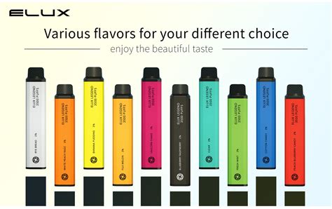 Elux Legend 3500 Puffs Vape Pen Pod Zero Nicotine Pack Of 10