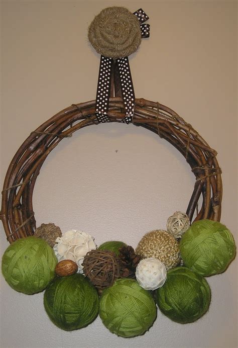 The Final Yarn Ball Wreath Clean And Scentsible