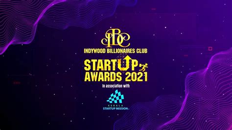 Indywood Billionaires Club Startup Awards 2021 Youtube