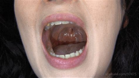Mouth Closeup And Uvula Inside Mouth Tonsils Uvula Hd Version Miss M