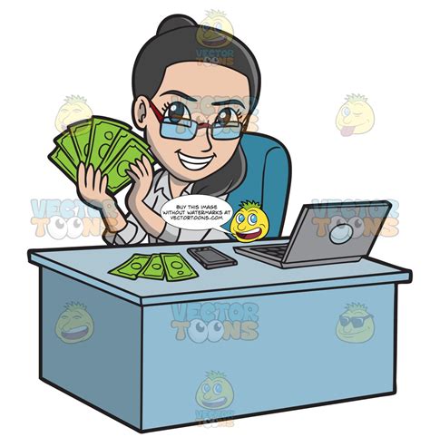 How does dating applications like tinder and bumble make money? A Happy Woman Making Money Online - Clipart Cartoons By ...