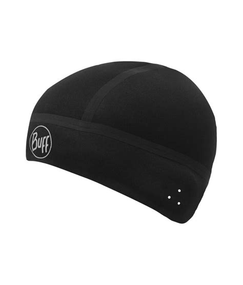 Buff Prof Windproof Hat Beanie Solid Black Buff Headwear Australia