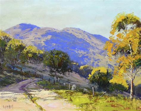 Country Road Australia Painting By Graham Gercken Pixels