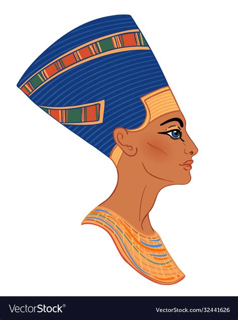 Egyptian Queen Nefertiti Drawing