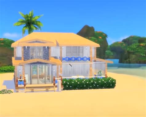 Modern Beach House Clare Siobhan Sims 4 Wiki Fandom