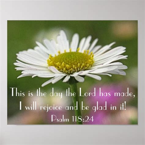 This Is The Day The Lord Has Made Bible Verse Poster Uk
