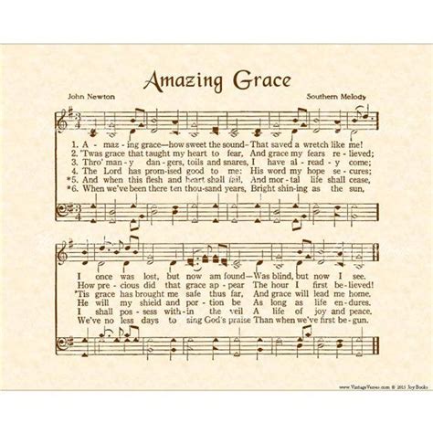 Amazing Grace Hymn Art Custom Christian Home Decor Etsy Hymn Art
